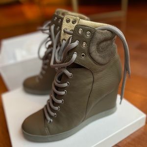 See by Chloe wedge heel boots